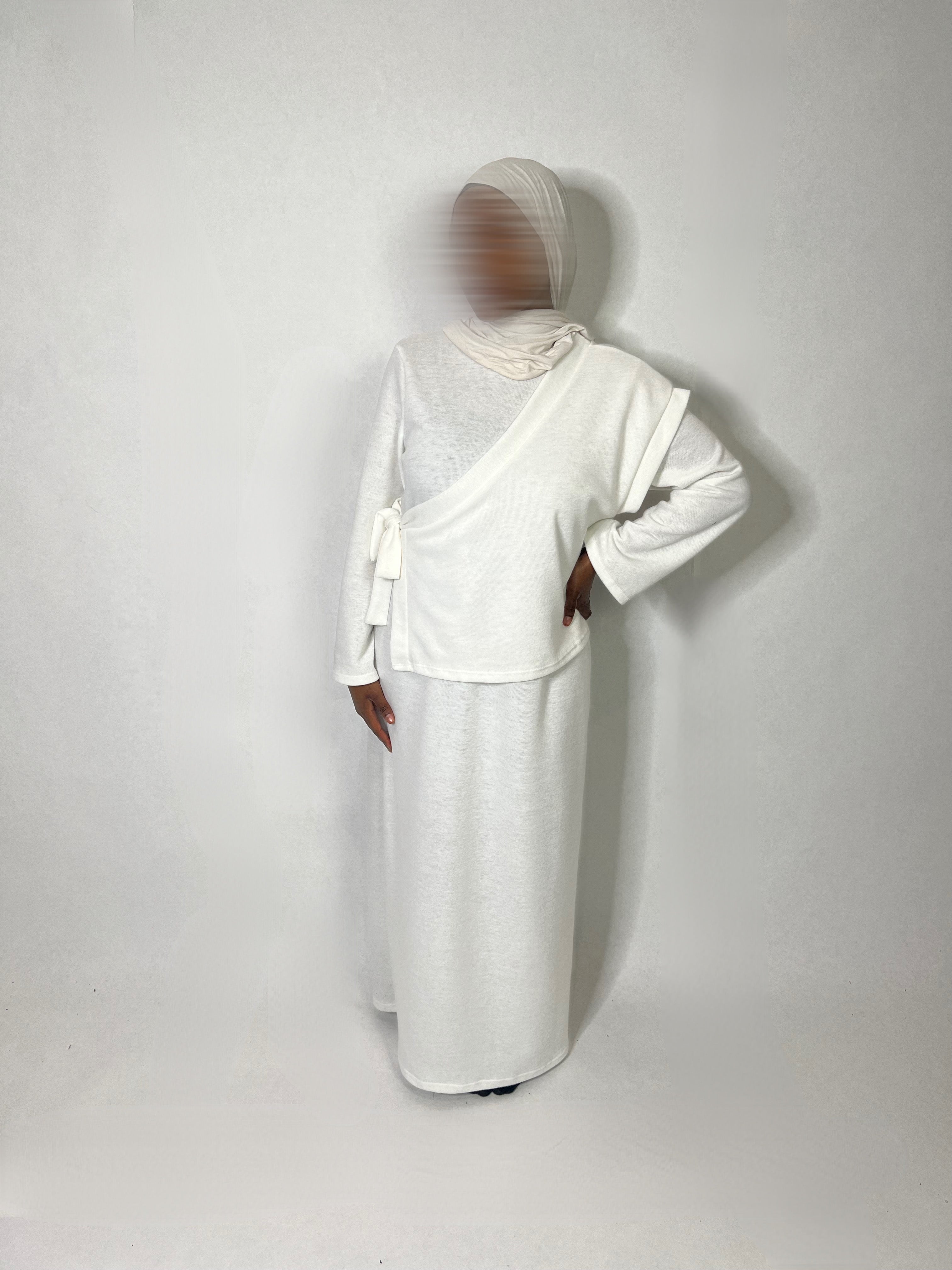 conjunto de abaya de 2 piezas