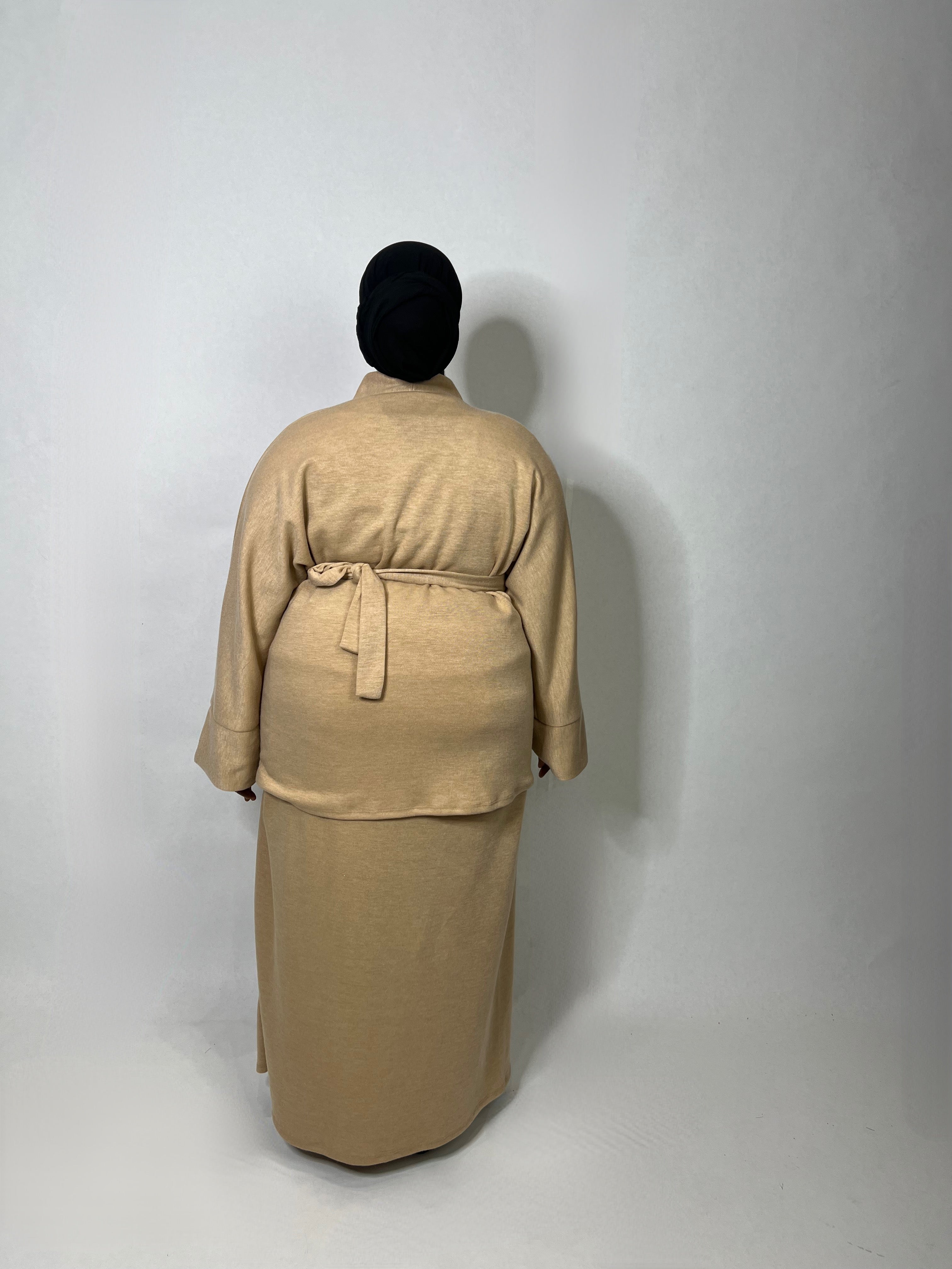 Conjunto de falda cruzada