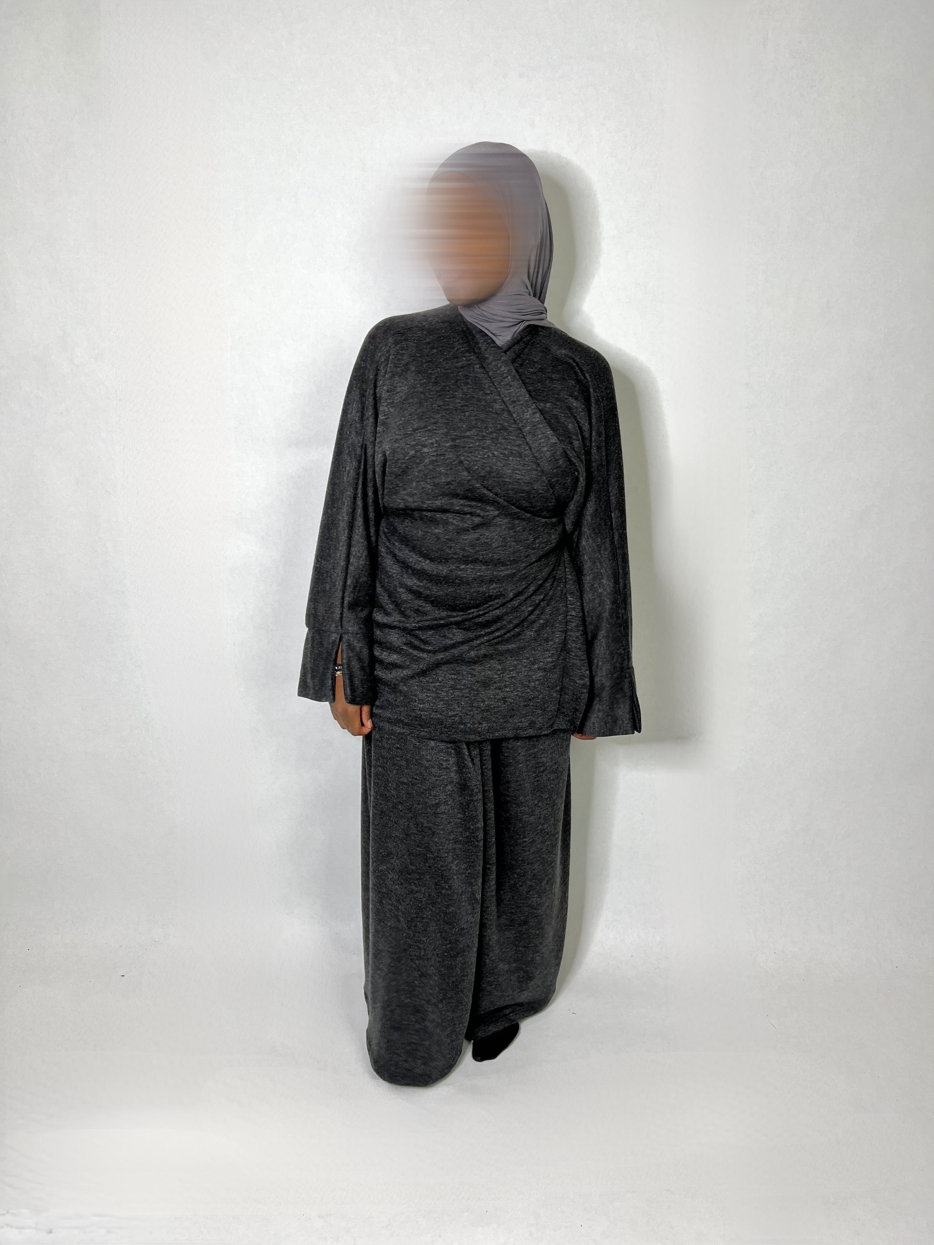 Conjunto de falda cruzada